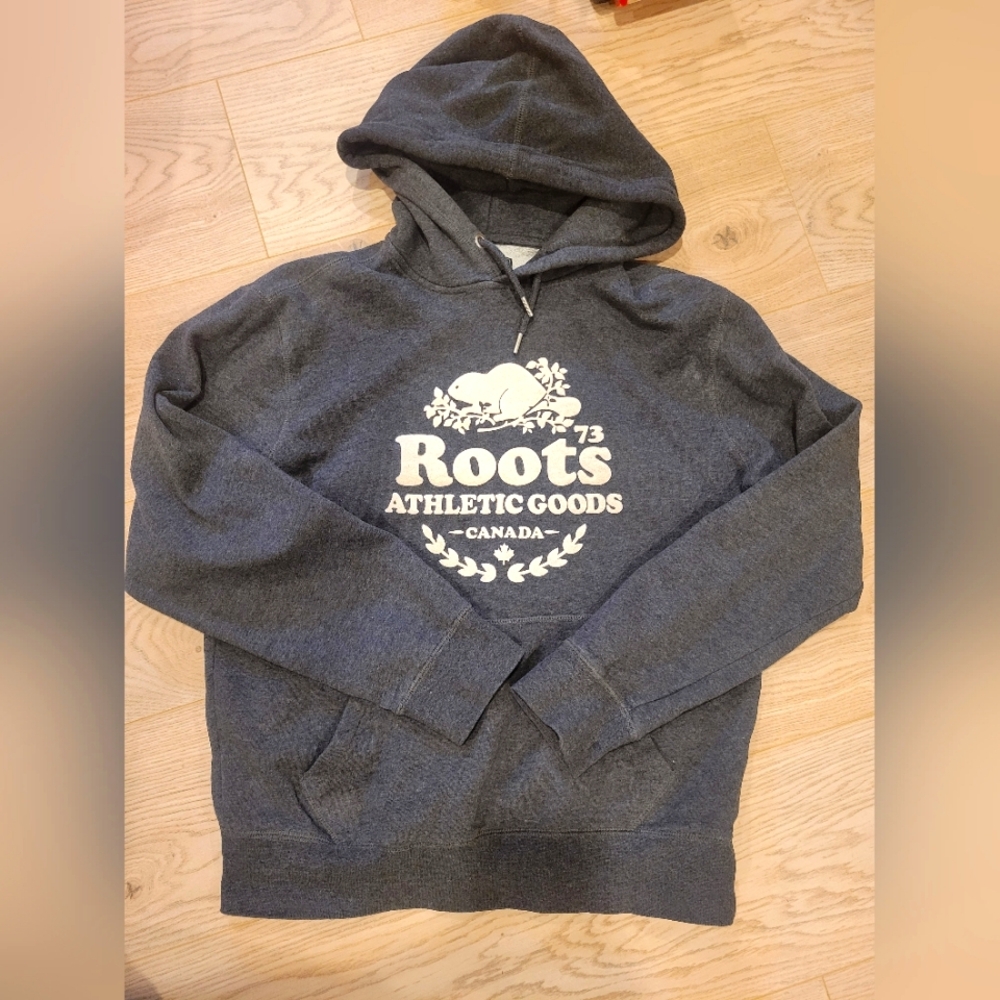 EUC Roots Gray Hoodie (OVERSIZED XS)